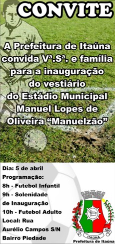 convite campo piedade